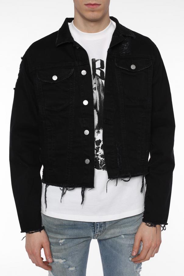 Black Distressed denim jacket MISBHV - Vitkac Spain